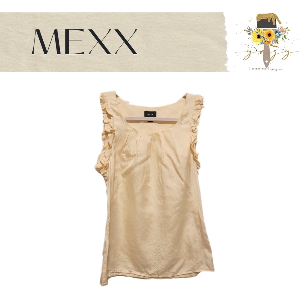 MEXX Yellow Blouse Size 34